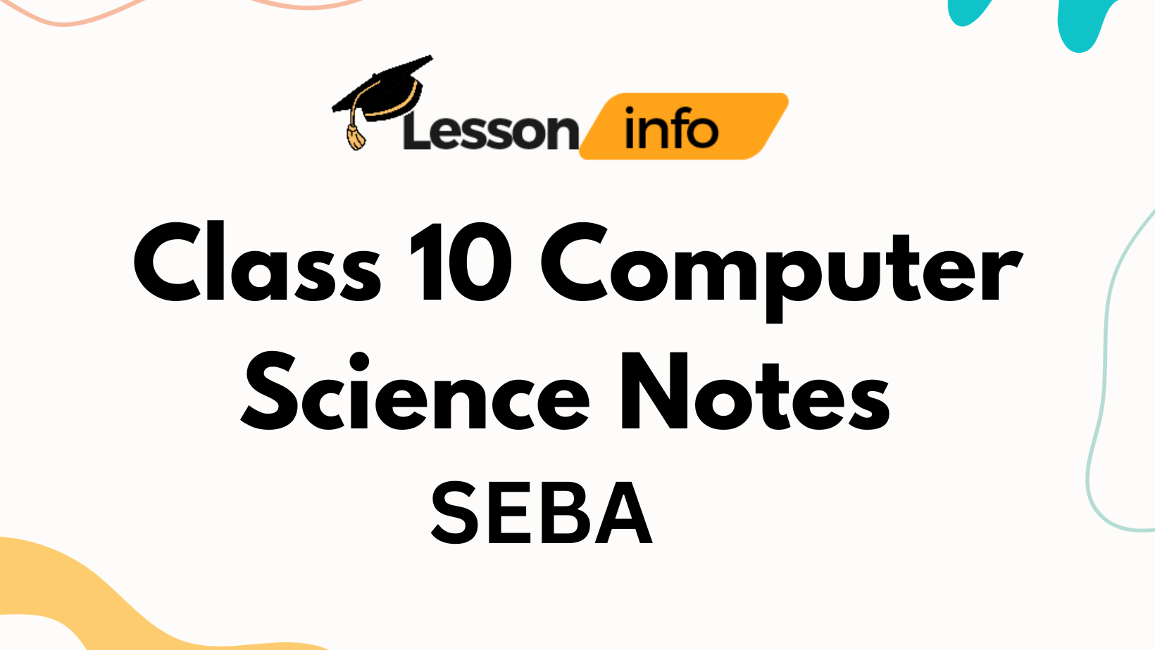 Class 10 Computer Science Notes